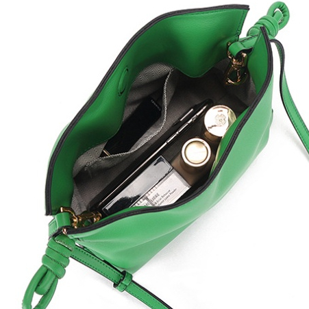 กระเป๋าสะพายไหล่ ทรงบักเก็ต หนังวัวแท้ ขนาดเล็ก แบบเรียบง่าย แฟชั่นสําหรับสตรี - รูปที่ 6