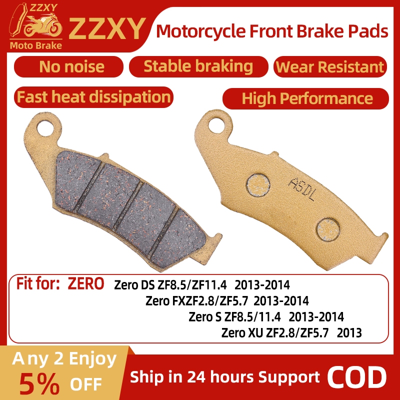 1 คู่รถจักรยานยนต์เบรคหน้าสําหรับ Zero Zero DS ZF8.5/ZF11.4 Nissin 13-14 Zero FXZF2.8/ZF5.7 Nissin 1