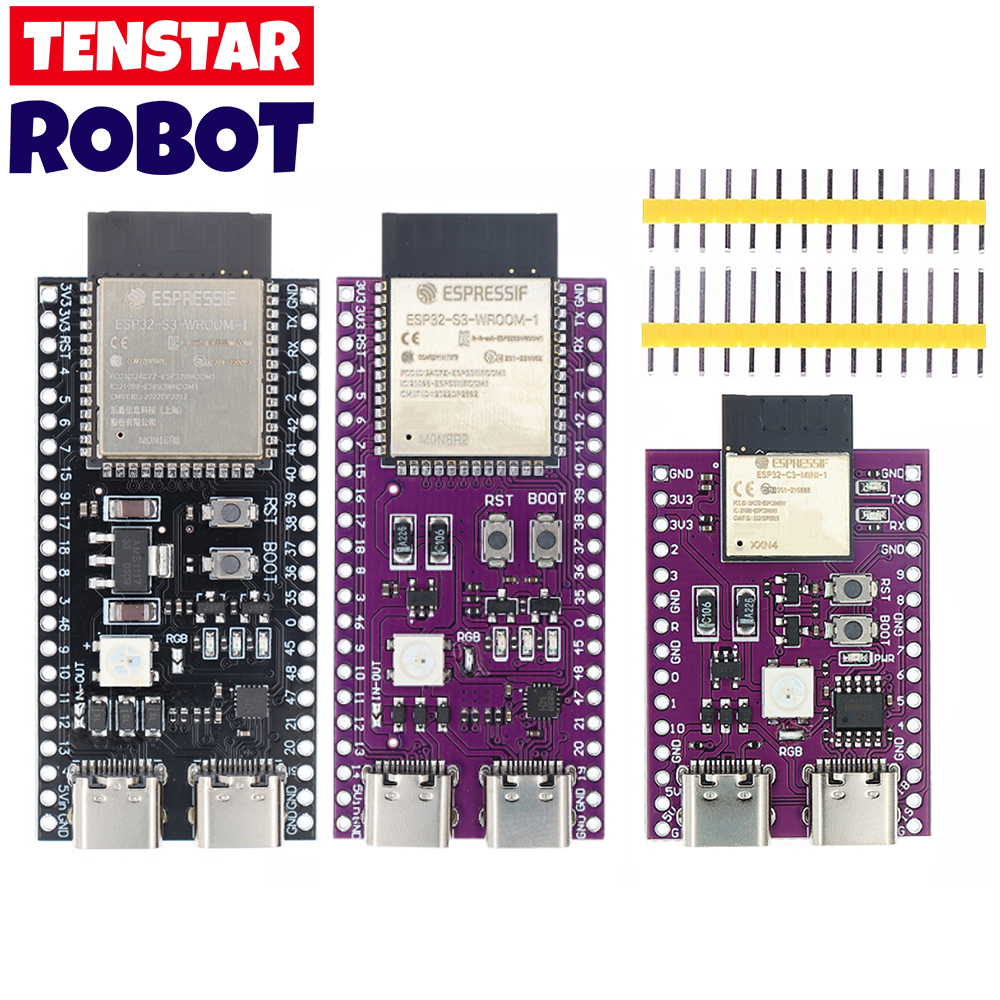 บอร์ดไมโครคอนโทรลเลอร์ ESP32 ESP32-C3 ESP32-S3 ESP32-C3-DevKitM-1 ESP32-C3-MINI-1 ESP32-S3-DevKit C 