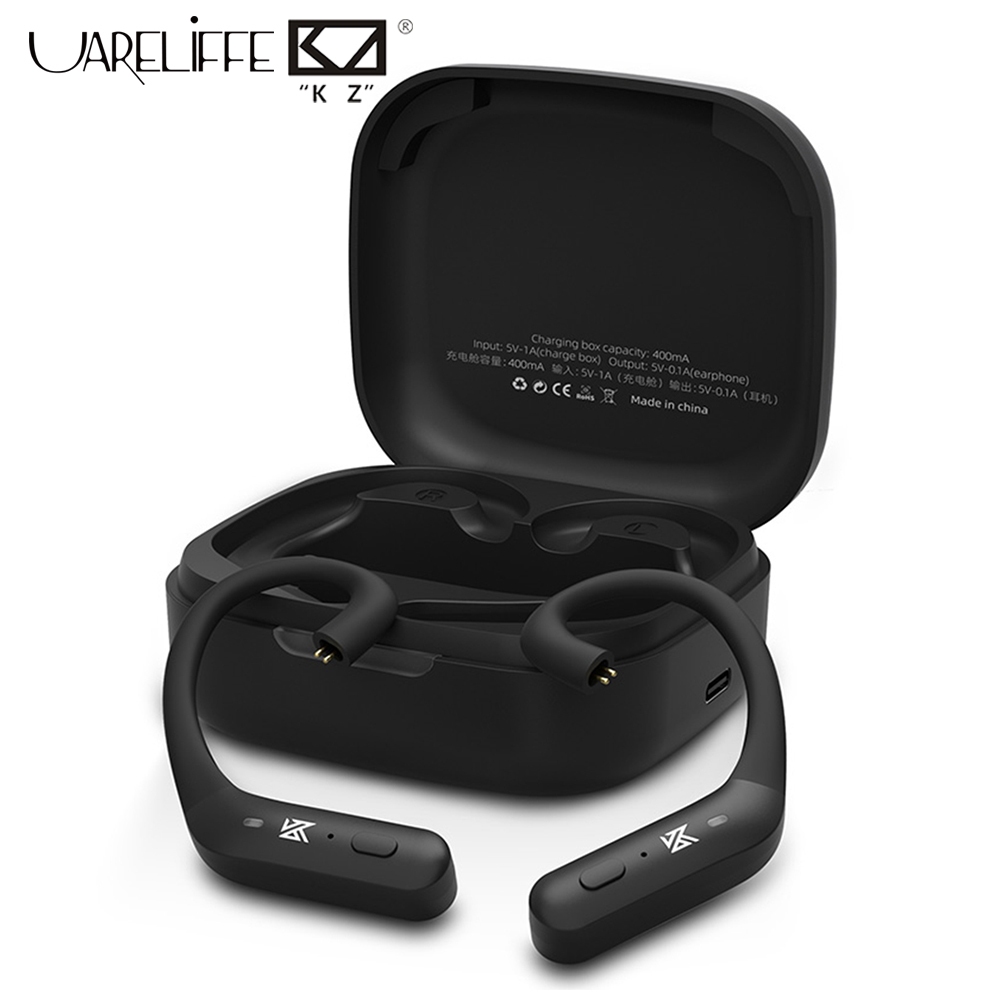 Uareliffe KZ AZ20 หูฟังบลูทูธอัพเกรดสาย 3 โหมดเสียงไร้สาย Earbud Earhook AptX HD Audio Lossless ถอดร