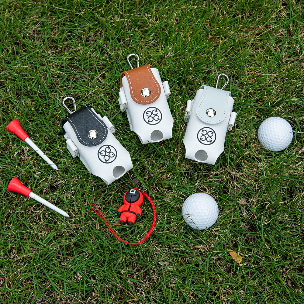 G/fore Golf Portable Small Ball Bag กระเป ๋ าคาดเอว ของขวัญพกพาสามารถถือของขวัญสนามกีฬาได ้ 2 ชิ ้ น