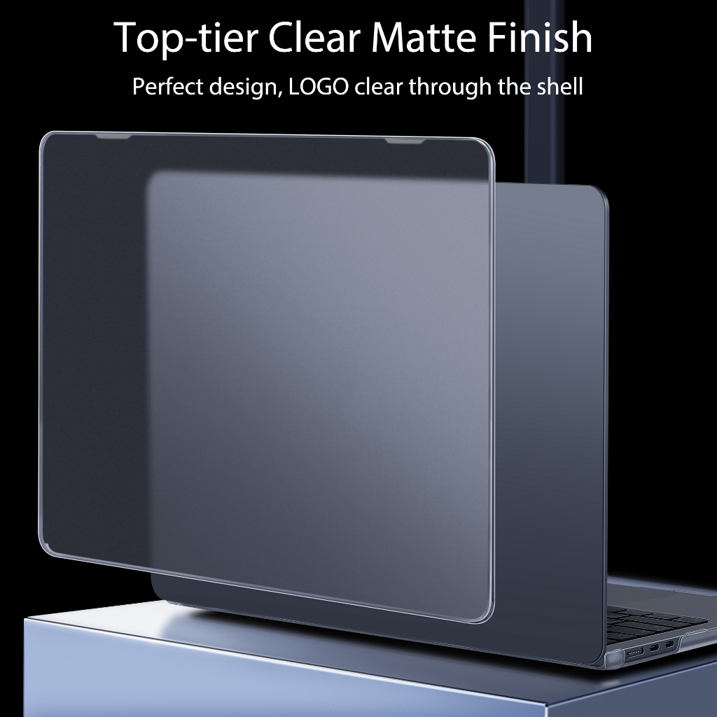 Ultra-thin matte สําหรับ MacBook กรณี 2025 M4 A3240 A3241 M3 2024 A3113 A3114 Air 13 15 2023 A2681 A2941 M2 Pro 14 16 A2992 A2991 A2918 A2780 A2485 Air Pro 13 นิ ้ วกรณี A2338 M2 M1 A2337