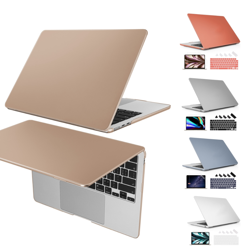 Ultra-thin matte สําหรับ MacBook กรณี 2025 M4 A3240 A3241 M3 2024 A3113 A3114 Air 13 15 2023 A2681 A2941 M2 Pro 14 16 A2992 A2991 A2918 A2780 A2485 Air Pro 13 นิ ้ วกรณี A2338 M2 M1 A2337