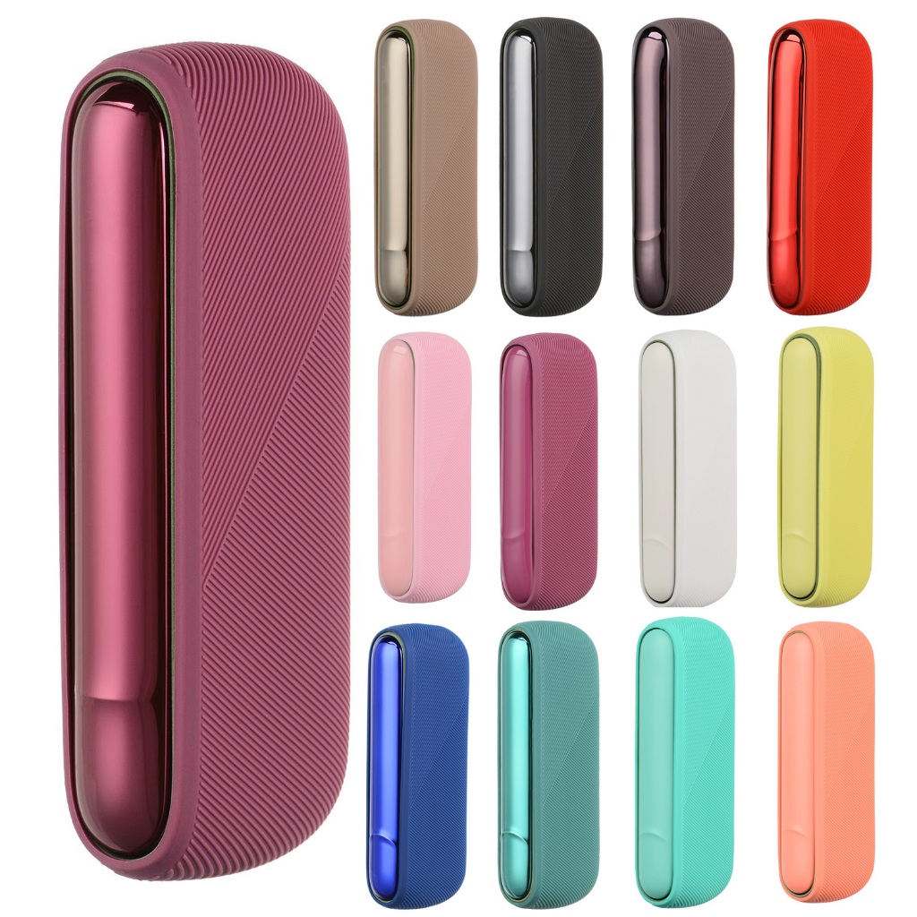 เคสซิลิโคนคุณภาพสูง 10 สีพร ้ อมฝาครอบประตูสําหรับ IQOS ILUMA เคสป ้ องกันเต ็ มรูปแบบฝาครอบด ้ านข ้ าง