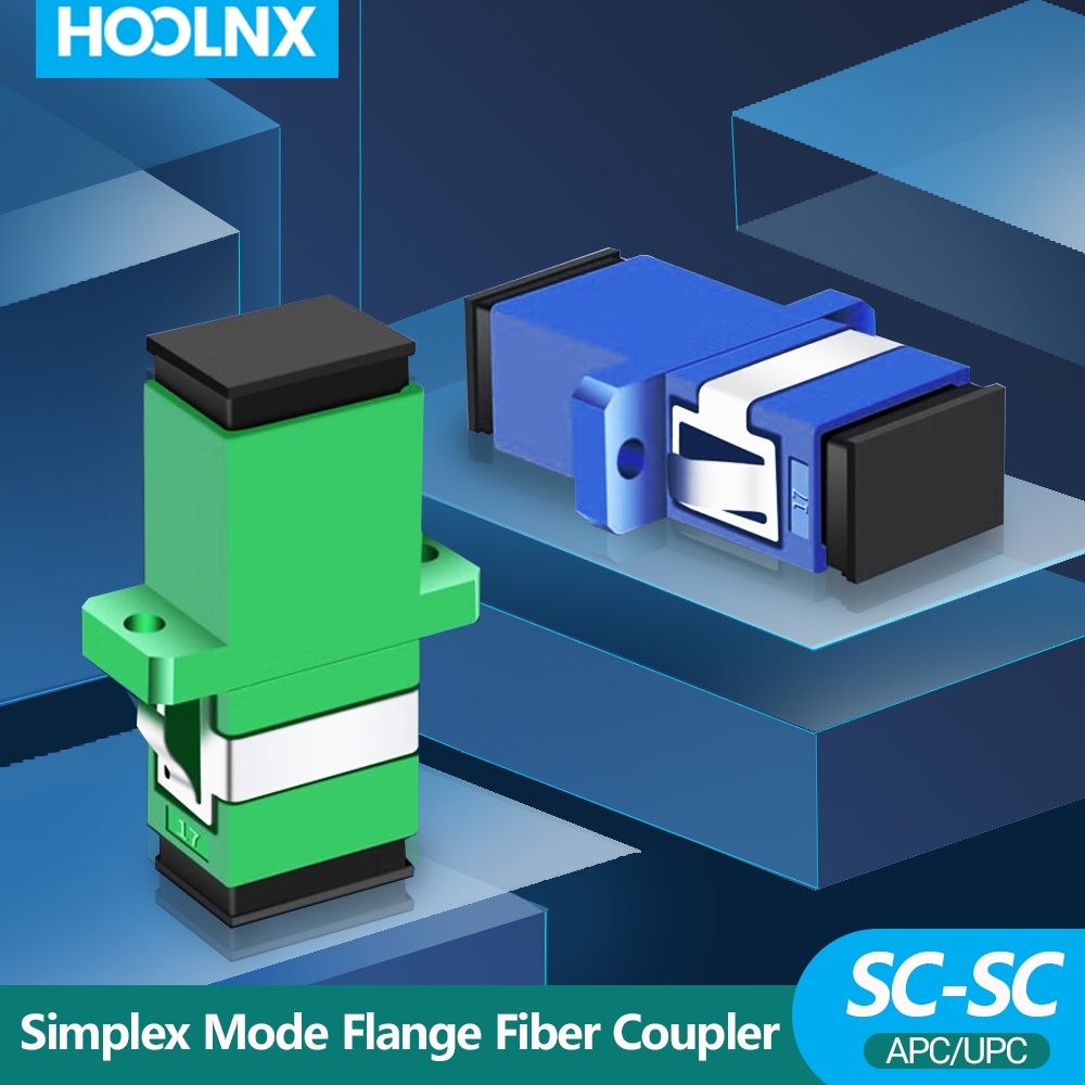 Hoolnx SC to SC Fiber Coupler OS1/OS2 OM1 OM2 OM3 OM4 OM5 Singlemode Fiber Optic Adapter Female to F