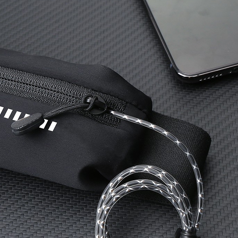 Phideon กระเป๋าคาดเอวปั่นจักรยานแบบบางเฉียบพร้อมช่องเสียบหูฟัง ราคา ถูกที่สุด ดีลบีเคเค แกลเลอรีภาพที่ 8