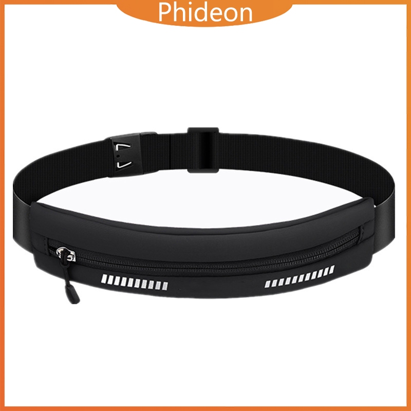 Phideon กระเป๋าคาดเอวปั่นจักรยานแบบบางเฉียบพร้อมช่องเสียบหูฟัง