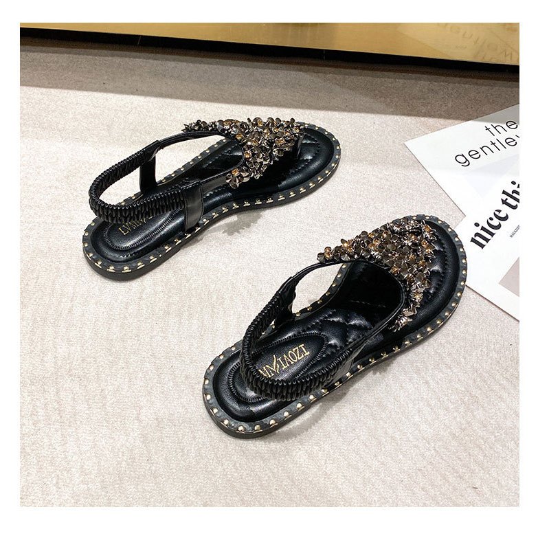 2024 สไตล ์ ใหม ่ High-End แฟชั ่ น Flip-Flops ผู ้ หญิงรองเท ้ าแตะรองเท ้ าโรมันแบน - รูปที่ 7