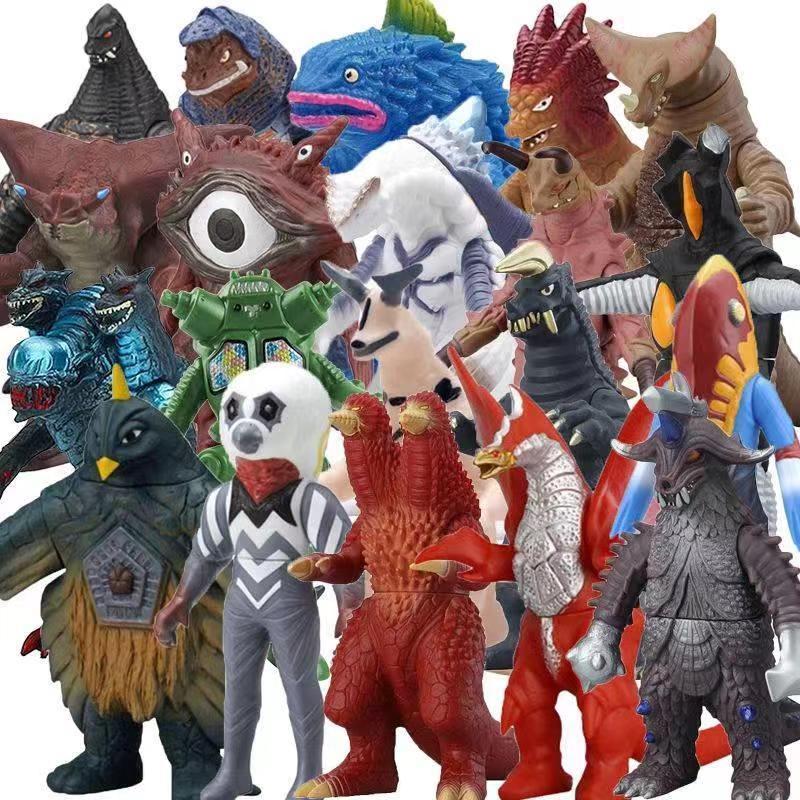 [ลดราคา] ของเล่นอุลตร้าแมนยางนุ่มโมเดลตุ๊กตาครบชุด Galaxy Monster Wars King Red King Gomorrah ของเล่นเด็ก
