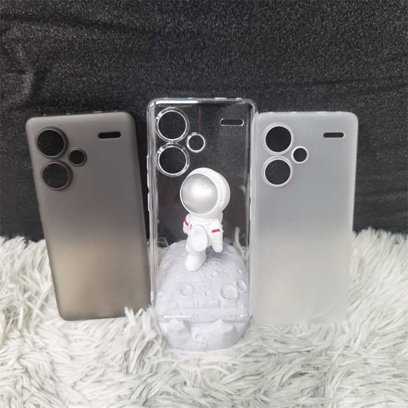 Slim กรณี PC โปร่งใสสําหรับ XiaoMi 14 13 12 Ultra 13T POCO F6 F5 X6 Redmi หมายเหตุ 13 Pro + ปลอก Ultra บาง Frosted Hard Anti ลายนิ้วมือ