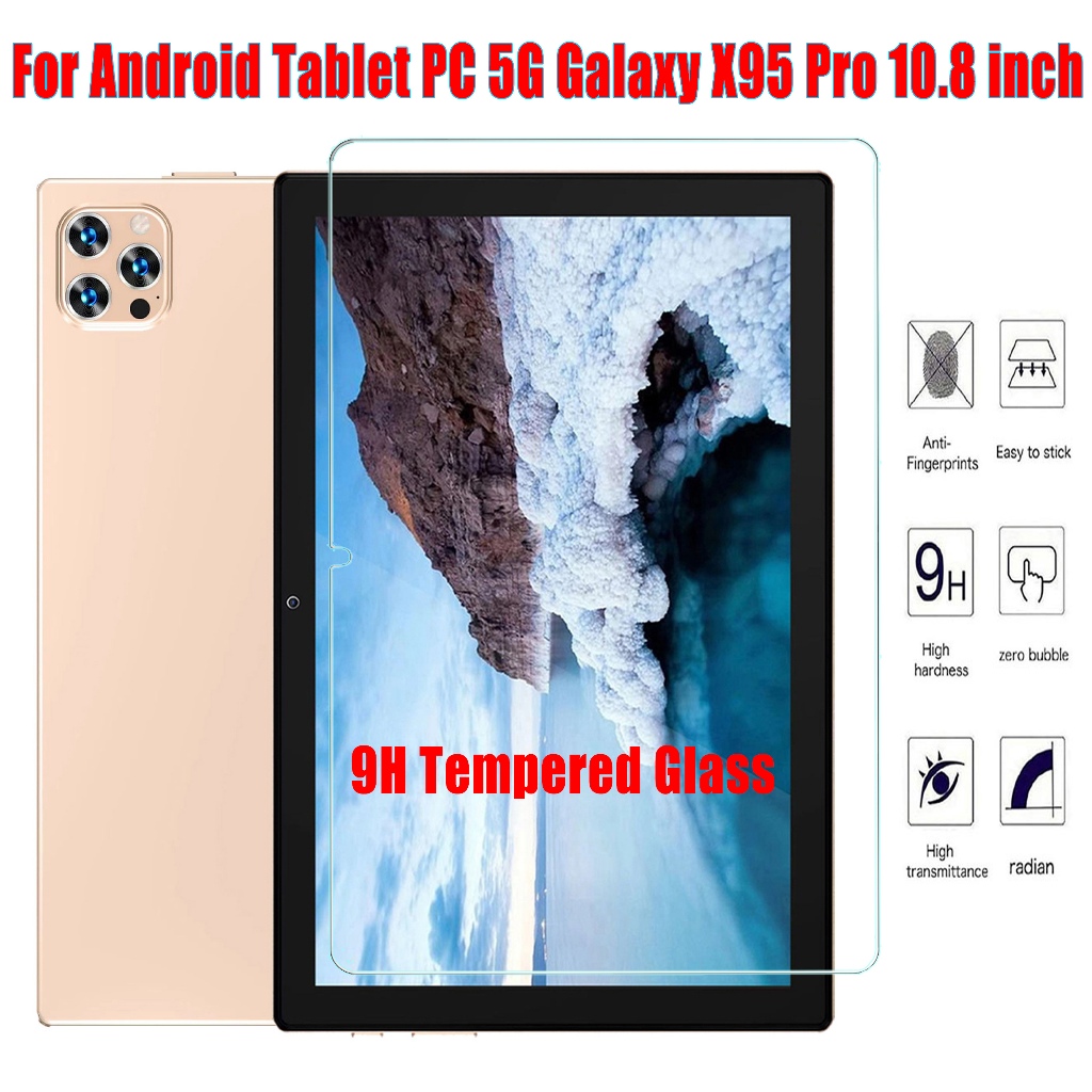 สําหรับ Android แท็บเล็ตพีซี 5G Galaxy X95 Pro 10.8 นิ้วคุณภาพสูง 9H ความแข็งกระจกนิรภัยป้องกันหน้าจ