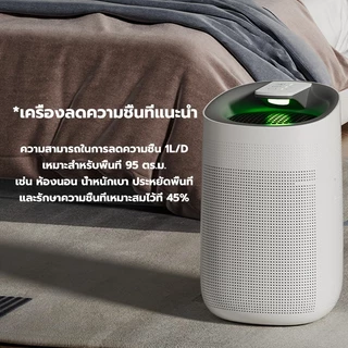 Hysure™ Q9 เครื่องดูดความชื้น เครื่องฟอกอากาศ PM2.5 ปิดอัตโนมัติ WiFi กรองฝุ่นอย่างมีประสิทธิภาพ