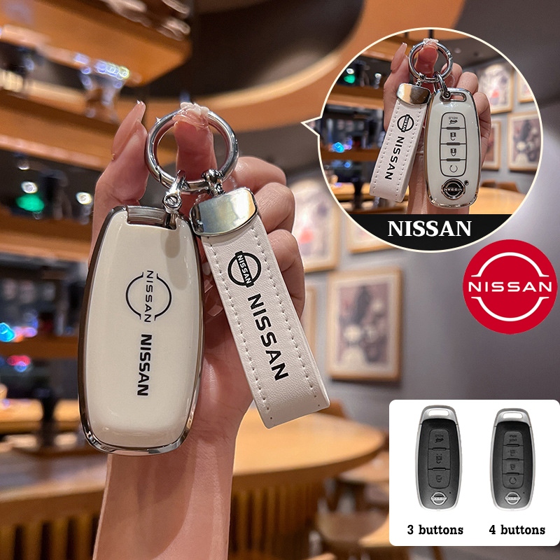 Tpu ฝาครอบกุญแจรถสําหรับ Nissan Teana/X-Trail/Juke /Kicks /Altima/March/Tiida key Case Keyless Smart Entry key