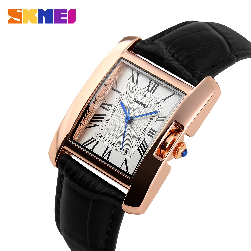 Skmei 1085 แฟชั ่ นผู ้ หญิงนาฬิกาควอตซ ์ Casual Retro Lady ธุรกิจเรียบง ่ าย