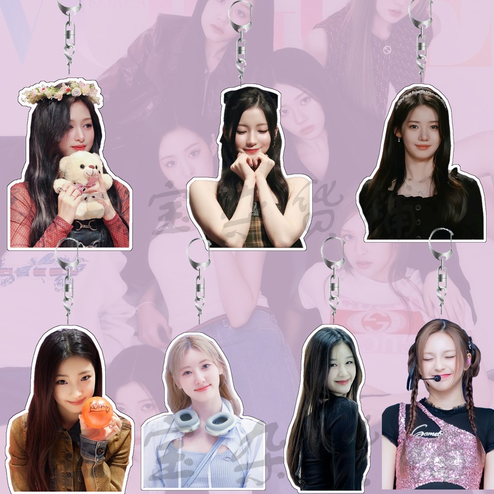 Babymonster CHIQUITA RAMI AHYEON ASA RUKA CHIQUITA Pharita Rora พวงกุญแจอะคริลิคกระเป ๋ า Pendat bab