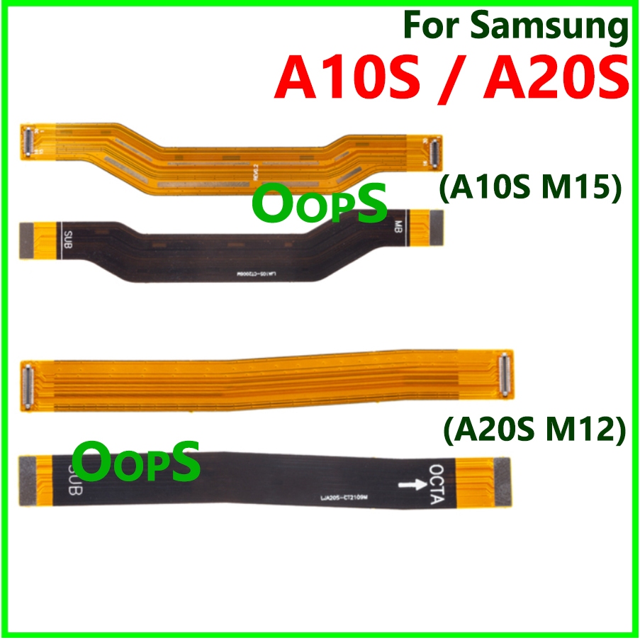 บอร์ดหลักเมนบอร์ด Flex สําหรับ Samsung A10S M15 M16 / A20S M12 M14 ชาร์จเมนบอร์ดสายริบบิ้น