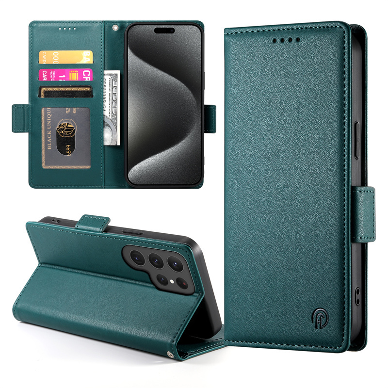 Retro สําหรับ Samsung Galaxy S24 FE S25 Ultra S23 FE S24 Ultra S23 Ultra S22 Ultra S25 Plus S24 Plus S23 Plus S22 Plus Luxury กระเป๋าสตางค์หนัง PU ฝาครอบ Cas - รูปที่ 7