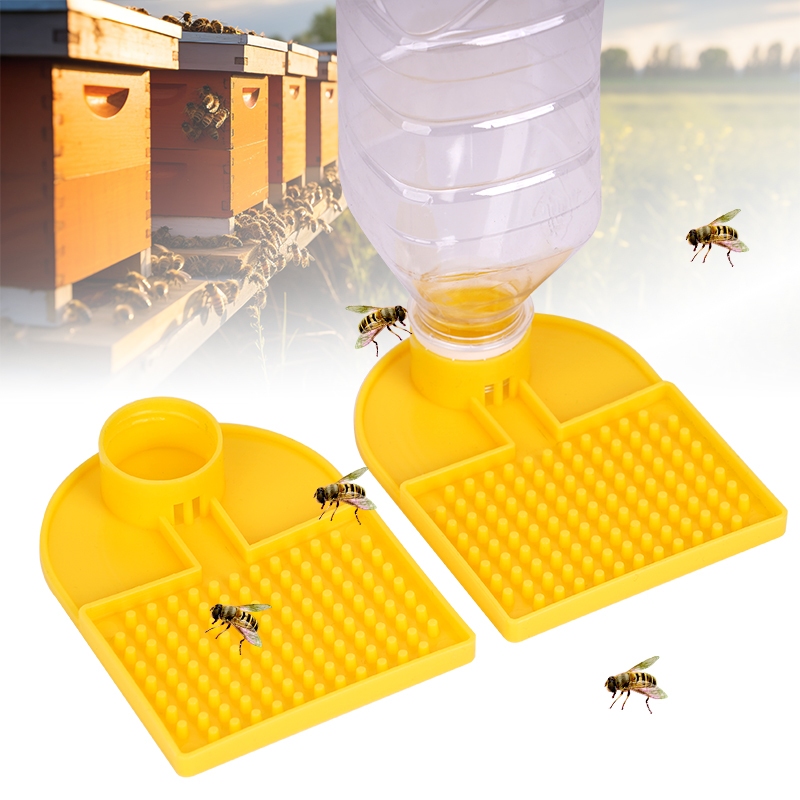 1 PC Beekeeping Feeder Drinker เครื ่ องมือพลาสติกดื ่ ม Waterer Bees เครื ่ องมืออุปกรณ ์