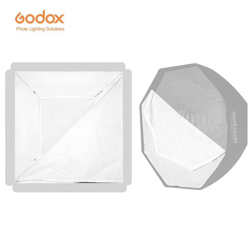 Godox Softbox Softbox ผ้านุ่ม มีจําหน่ายขนาดเดียวกัน Godox Squareสี่เหลี่ยมผืนผ้าแปดเหลี่ยม Deep Parabolic (เฉพาะซอฟต์บ็อกซ์)
