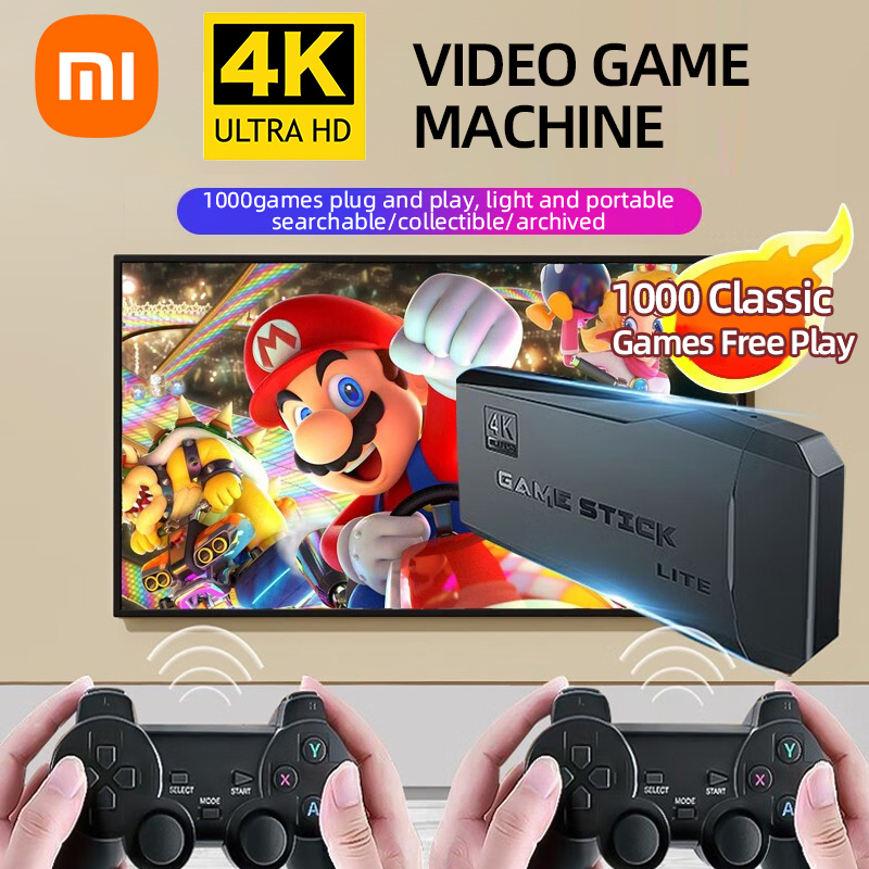 เกมคอนโซลวิดีโอเกมคลาสสิก ไร้สาย 4k M8 10000 แบบพกพา M8 เกมคอนโซลควบคุม แบบไร้สาย สไตล์เรโทร คลาสสิก สําหรับของขวัญเด็ก