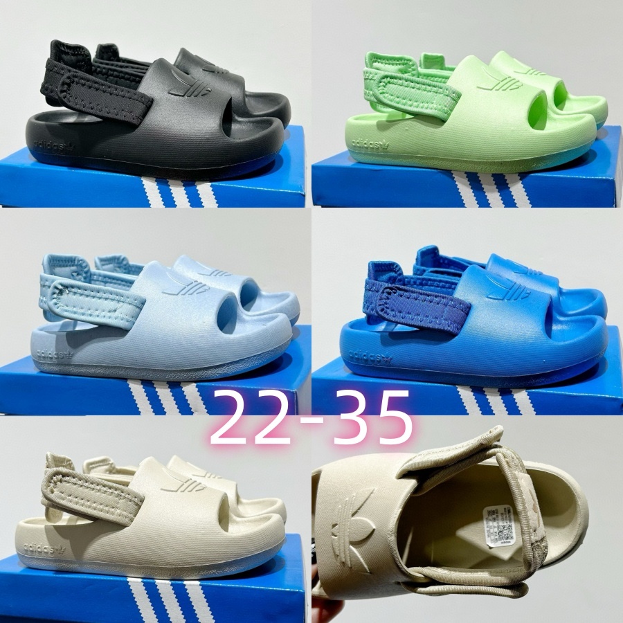 425-adidas Adidas Clover นุ่มหนาSoled ที่ถอดออกได้สองสวมใส่รองเท้าแตะเด็กรองเท้าแตะชายรองเท้าแตะหญิงรองเท้าแตะหญิงรองเท้าชายหาด Wad