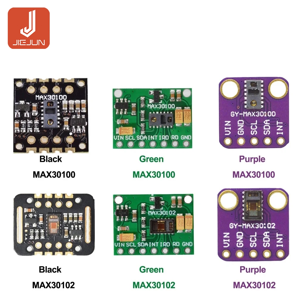 Max30100 MAX30102 Heart Rate Sensor โมดูล Puls การตรวจจับออกซิเจนในเลือดความเข ้ มข ้ นสําหรับ Arduino 1.8V 3.3V 5V Ultra-Low Power