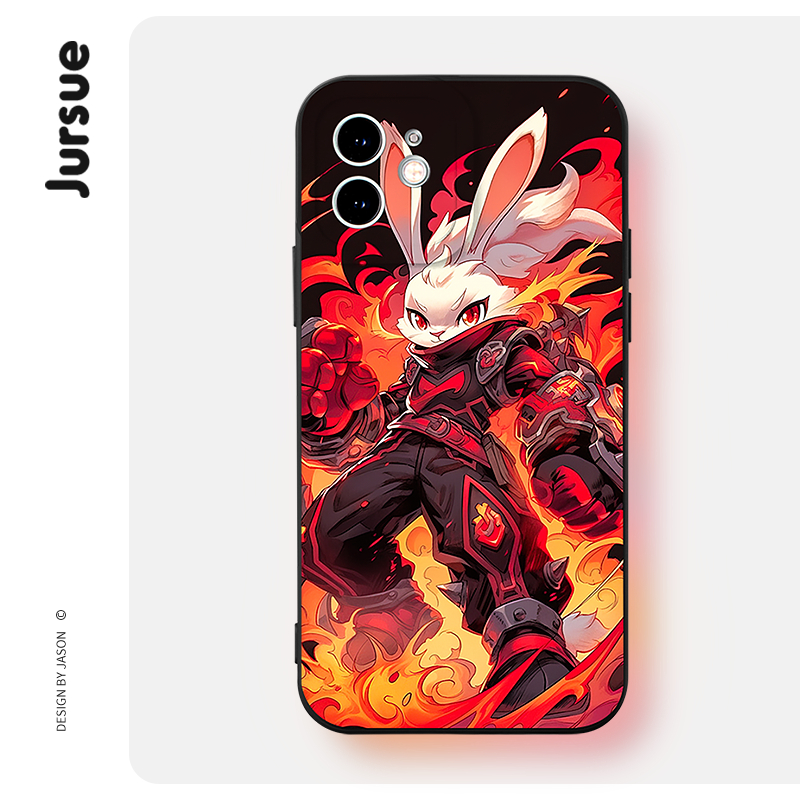 Jursue น่ารักตลกความงามกันกระแทกสําหรับ iPhone 17 16 15 14 13 12 11 Pro Max SE 2020 X XR XS ip 8 7 P