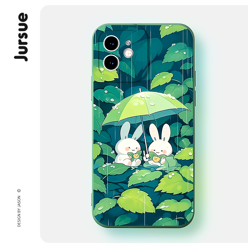 Jursue น่ารักตลกความงามกันกระแทกสําหรับ iPhone 17 16 15 14 13 12 11 Pro Max SE 2020 X XR XS ip 8 7 P