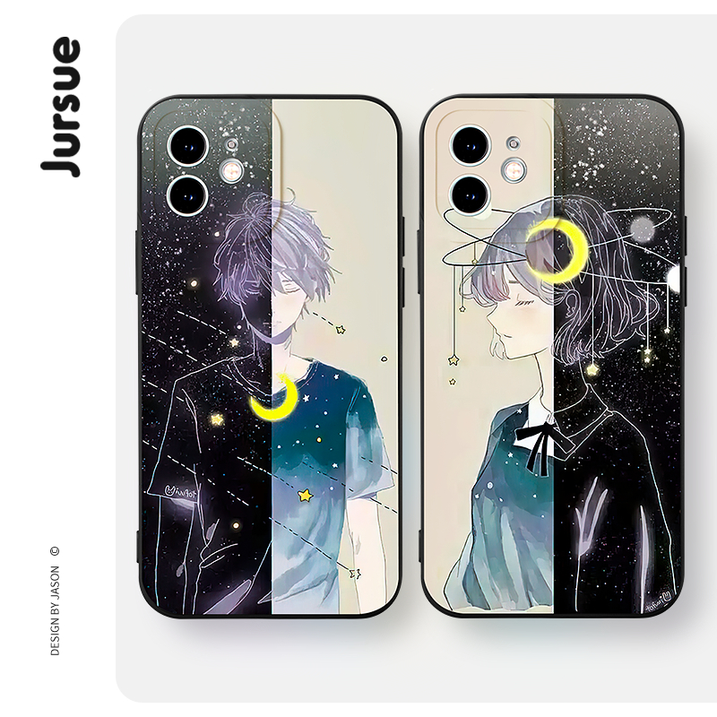 Jursue น่ารักตลกความงามกันกระแทกสําหรับ iPhone 17 16 15 14 13 12 11 Pro Max SE 2020 X XR XS ip 8 7 P