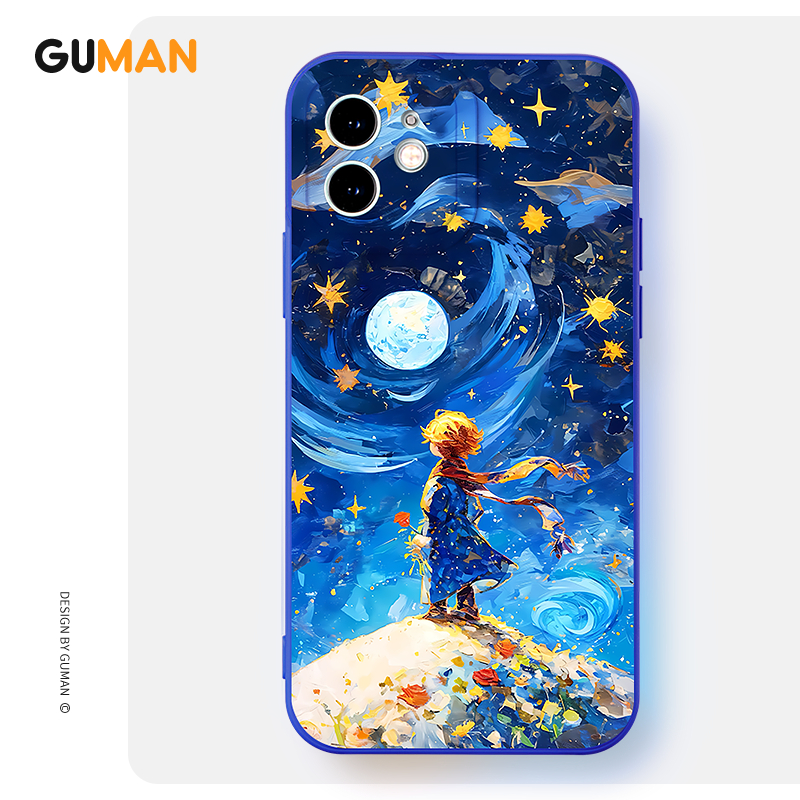 Guman เคสไอโฟน เคสซิลิโคนนุ่มกันกระแทกน่ารักตลก เคสโทรศัพท์  for iPhone 16 15 14 13 12 11 Pro Max SE