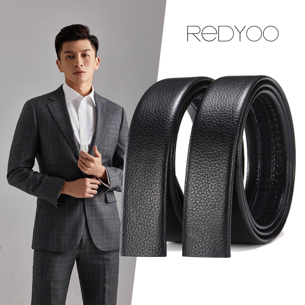 REDYOO เข็มขัดผู้ชาย เข็มขัดอัตโนมัติ เข็มขัดยีนส์แฟชั่นสำหรับนักธุรกิจ