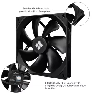 Thermalright TL-C14C ARGB 140 มม.ระบายความร้อน 1500RPM CPU 4Pin PWM พัดลมคอมพิวเตอร์เงียบพร้อม S-FDB แบริ่งพัดลม PC พัดลมระบายความร้อน