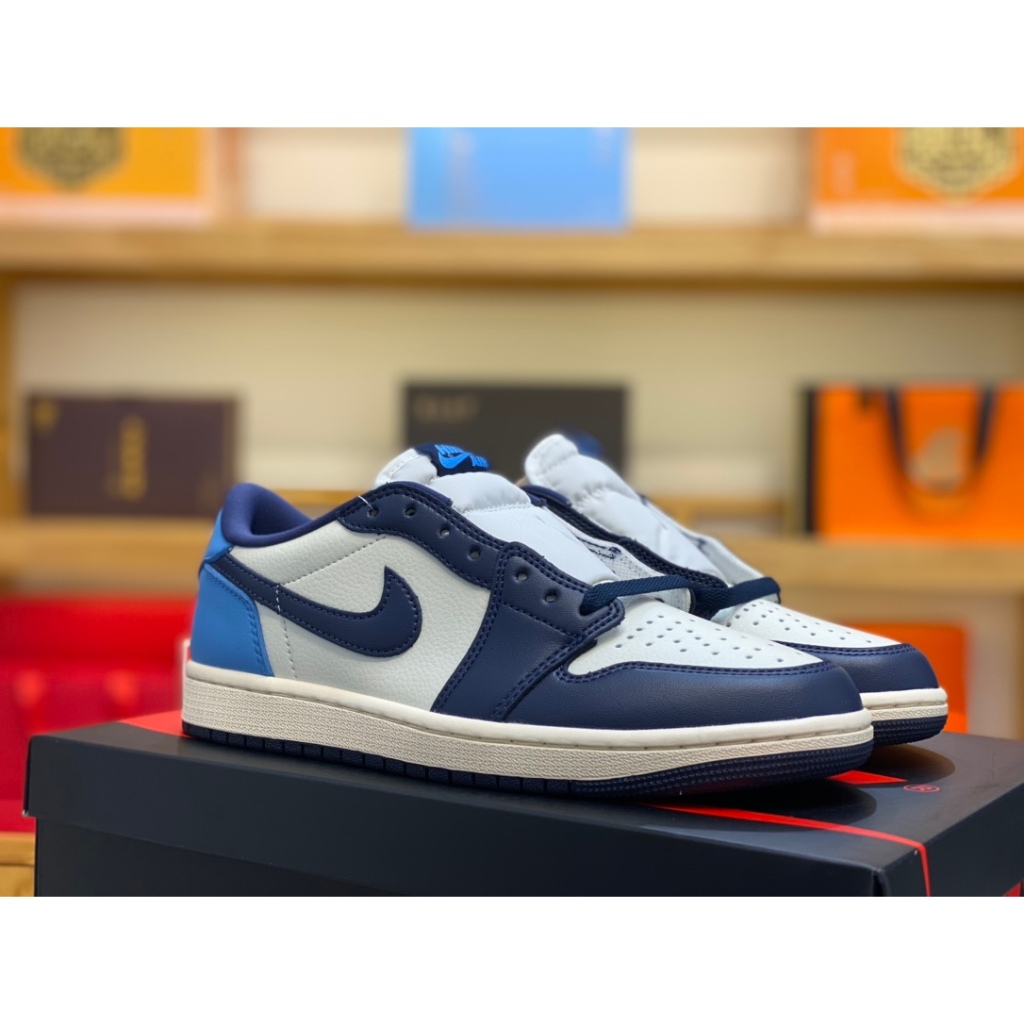 Air A/J 1 Low OG "Obsidiar" A/J 1 a/j 1st Generation Low-Top Replica Obsidian CZ0790-400 ผู้ชายผู้หญ