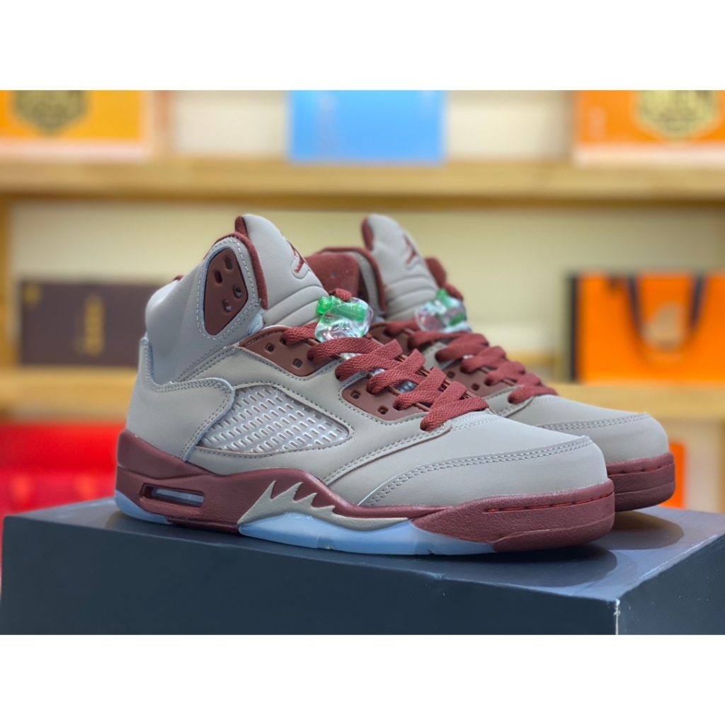 Air A/J 5 OG "Oreo" AJ5 Joe 5 Taupe HF8833-200 ผู้ชายผู้หญิงรองเท้าสบายๆกีฬารองเท้า