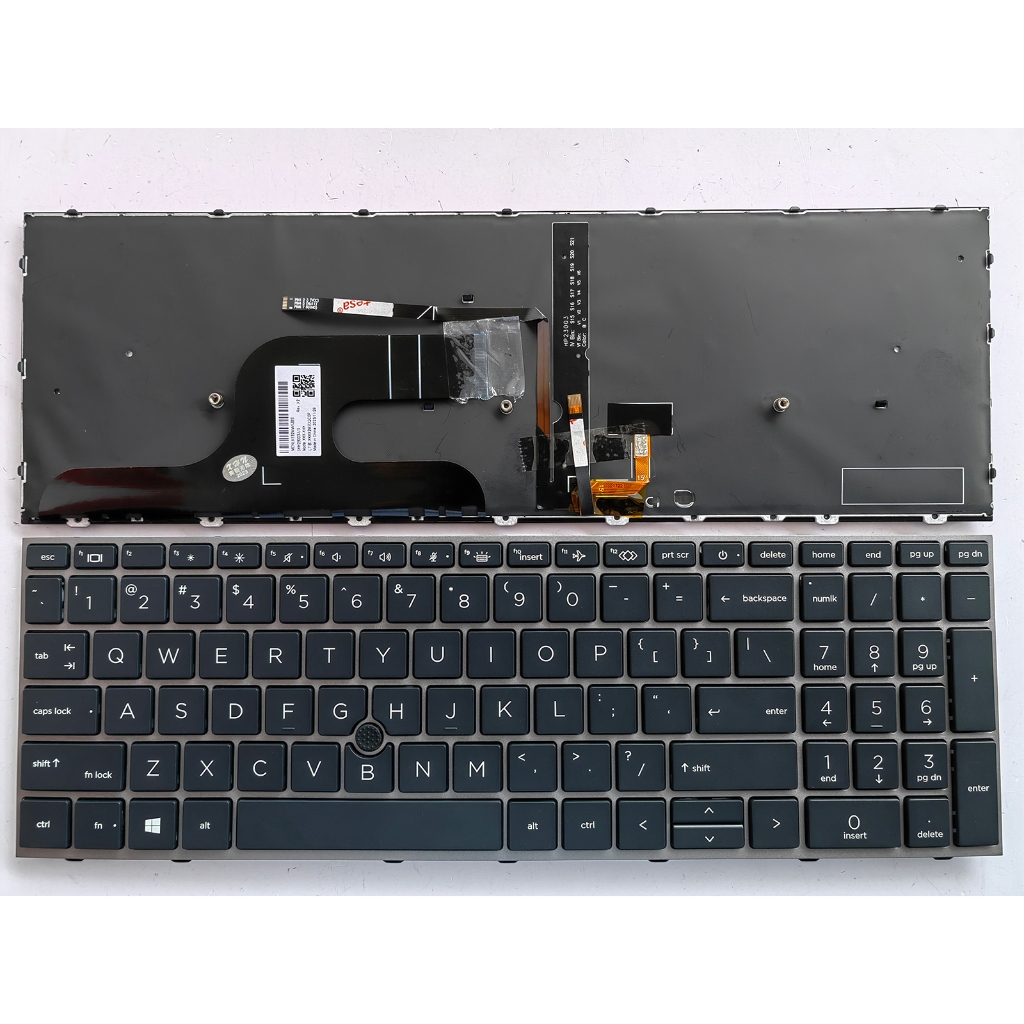 แป้นพิมพ์เรืองแสงแล็ปท็อป US สําหรับ HP ZBook Firefly 15 G8 15 G7
