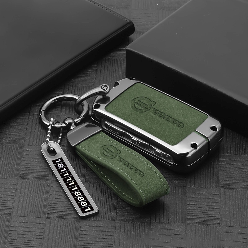 ปลอกกุญแจรถยนต์   Volvo XC90 XC60 XC40 C40 V60 S90 S60 Recharge เคสกุญแจรีโมทรถยนต์วอลโว่ ของแต่งรถย