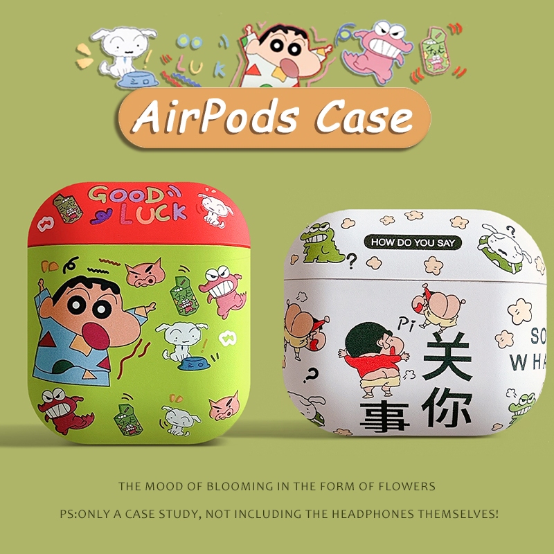 Crayon Shin-chan สําหรับเคส AirPods3rd gen สําหรับ AirPodsPro2 เคส AirPodsPro เคส AirPods2gen
