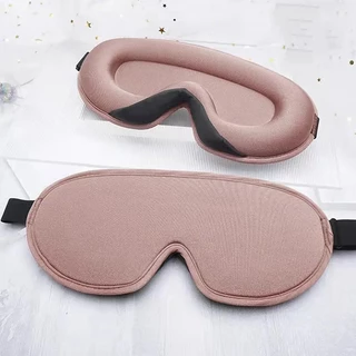 Kiprun 3D Memory Foam Sleep Eye mask, 100% Blackout mask สําหรับผู้หญิงผู้ชาย, นุ่มและสะดวกสบาย Sleeping mask สําหรับ Light Blocking Eye สําหรับ Sleeping