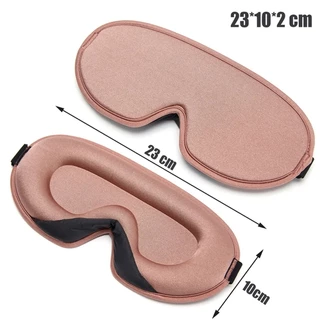 Kiprun 3D Memory Foam Sleep Eye mask, 100% Blackout mask สําหรับผู้หญิงผู้ชาย, นุ่มและสะดวกสบาย Sleeping mask สําหรับ Light Blocking Eye สําหรับ Sleeping