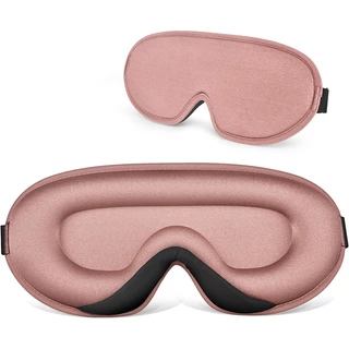 Kiprun 3D Memory Foam Sleep Eye mask, 100% Blackout mask สําหรับผู้หญิงผู้ชาย, นุ่มและสะดวกสบาย Sleeping mask สําหรับ Light Blocking Eye สําหรับ Sleeping
