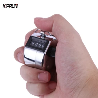 Kiprun Digital Hand Tally Counter 4 หลัก Mini Manual Hand Held Tally Counter Manual นับ Golf Clicker 0-9999