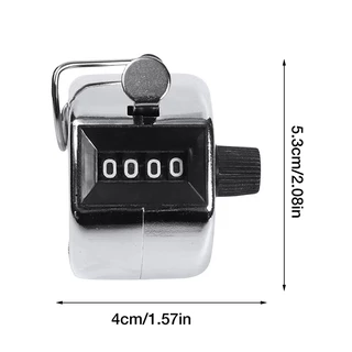 Kiprun Digital Hand Tally Counter 4 หลัก Mini Manual Hand Held Tally Counter Manual นับ Golf Clicker 0-9999
