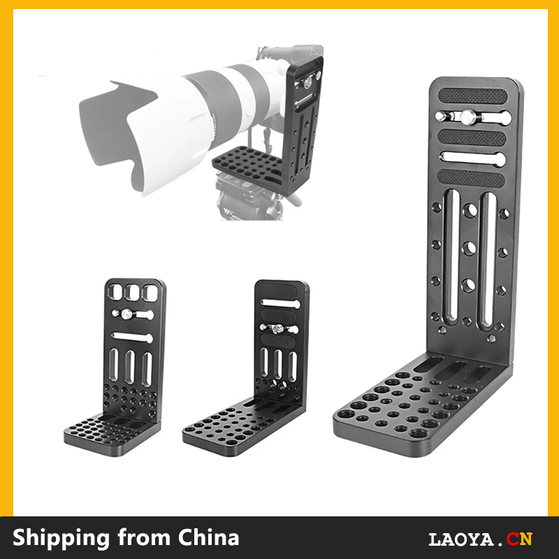 Profession Camera Video L Plate DSLR Stand Stabilizer Universal L Bracket Plate Screw Hole Fixing For Shoot Camera Video อาชีพกล้องวิดีโอ L แผ่น DSLR ขาตั้ง Stabilizer Universal L วงเล็บแผ่นสกรู Hole Fixing สําหรับยิงกล้องวิดีโอ