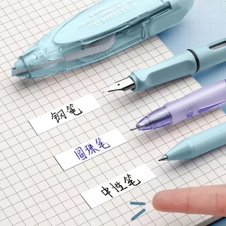 โมรันดี เทปลบคําผิด น่ารัก กดประเภทสีขาวออกวงแก้ไขเปลี่ยนแกนเครื่องเขียนโรงเรียนสํานักงานอุปกรณ์การเขียน