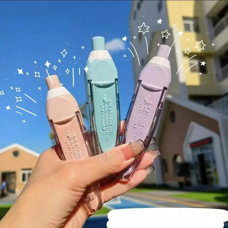 โมรันดี เทปลบคําผิด น่ารัก กดประเภทสีขาวออกวงแก้ไขเปลี่ยนแกนเครื่องเขียนโรงเรียนสํานักงานอุปกรณ์การเขียน
