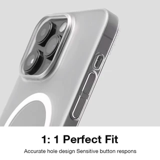 Sanptoch สําหรับ Magnetic Slim Matte Clear เคสโทรศัพท์สําหรับ iPhone 17 / 16 / 15 / 14 / 13 / 12 Pro Max Frosted โปร่งแสง Hard Cover Non-yellowing Light Thin Protection Casing