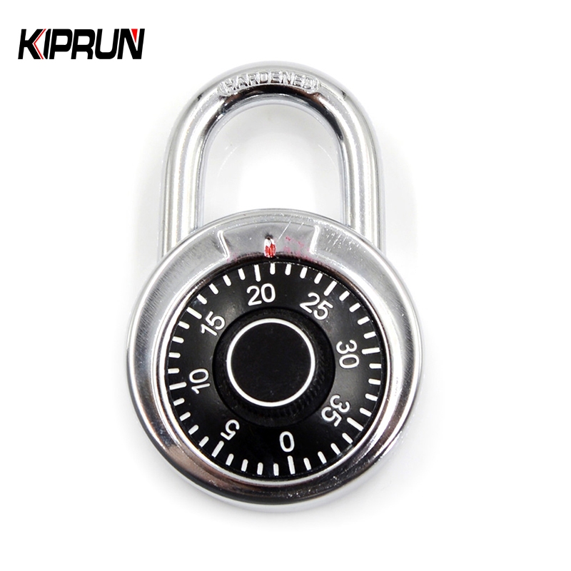 Kiprun หลักรหัสผสมกุญแจโรตารีรอบหมายเลขกระเป ๋ าเดินทางความปลอดภัย Locker กระเป ๋ าเดินทางลิ ้ นชักตู ้ Swing Locker