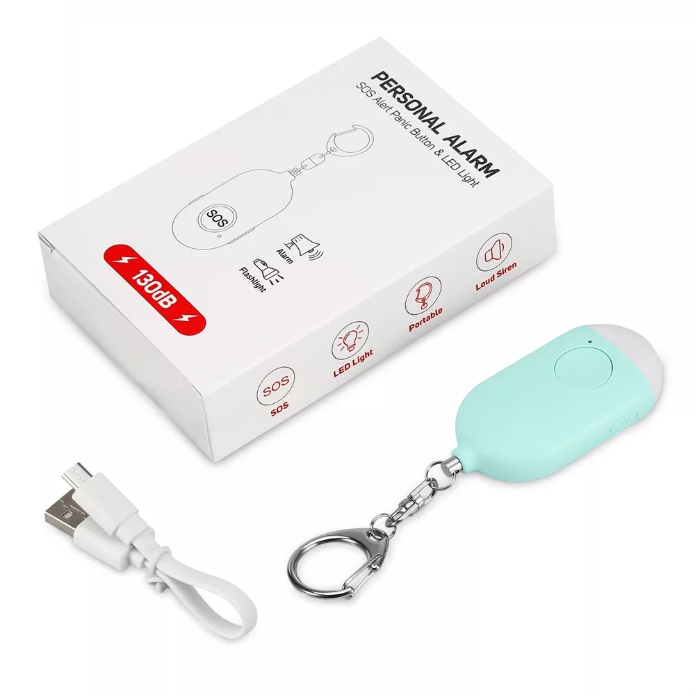 คิปรัน พวงกุญแจปลุก,130ฐานข้อมูล ชาร์จฉุกเฉินความปลอดภัยต่อต้านหมาป่า,กันน้ําที่มีไฟ นํา สําหรับเด็กผู้หญิงสาวผู้สูงอายุ,ความปลอดภัยช่วยในกรณีของอันตราย - รูปที่ 6