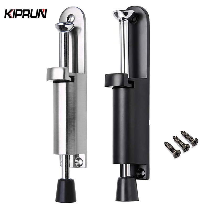 Kiprun Kickdown กันชนประตู, สแตนเลส Telescopic ประตู Silver ฤดูใบไม้ผลิโหลด Step-On ผู้ถือประตูประตูประตู, ปรับ Heavy Duty ล็อคประตูผู้ถือ