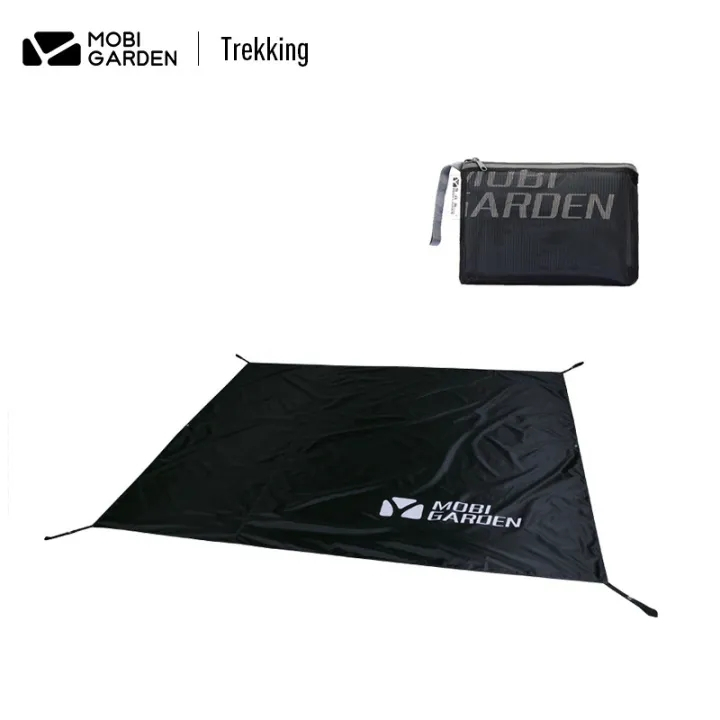 Mobi Garden Outdoor Camping Park หญ ้ าทรายปิกนิกความชื ้ นหกเหลี ่ ยม Mat 2/3/4 Person Tent Mat